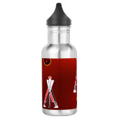 GOLF INSTRUCTOR RED RUBY MONOGRAM WATERFLES (Links)