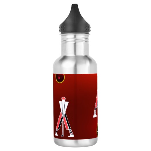 GOLF INSTRUCTOR RED RUBY MONOGRAM WATERFLES  (Links)