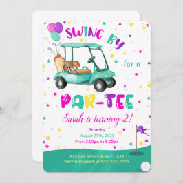 Golf Invitation Kaart