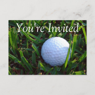 Golf Invitation Kaart