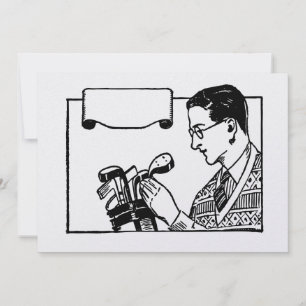 Golf Invitation Kaart