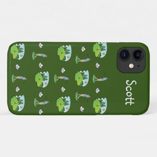 Golf Iphone Case (Achterkant (horizontaal))