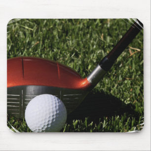 Golf Iron and Ball Muismat