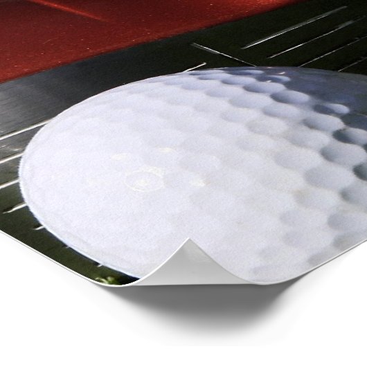 Golf Iron and Ball Print (Hoek)