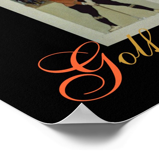 Golf is... Afdrukken Poster (Hoek)