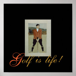 Golf is... Afdrukken Poster