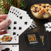 Golf is belangrijker dan onderwijs pokerkaarten (Insitu)