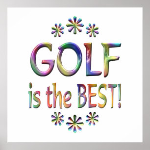 Golf is de beste poster