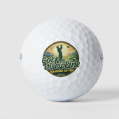 Golf Is Discipline Disguised as Fun Golfballen (Voorkant)