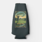 Golf Is Discipline Disguised as Fun | Motivational Flesjeskoeler (Voorkant)