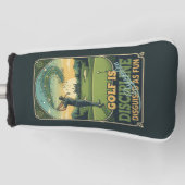 Golf Is Discipline Disguised as Fun | Motivational Golfheadcover (Voorkant)