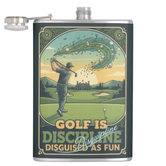 Golf Is Discipline Disguised as Fun | Motivational Heupfles (Geopend)