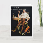 Golf is een geweldige game Kaart (Voorkant)