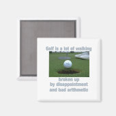 Golf is een hoop lopend magneet (Voorkant / Achterkant)