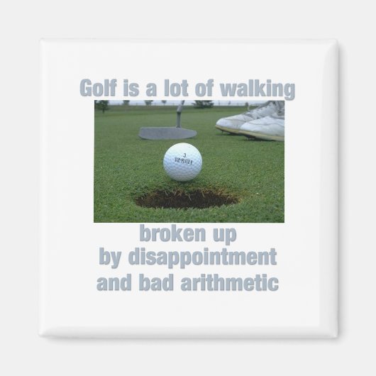 Golf is een hoop lopend magneet (Voorkant)