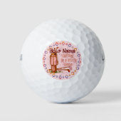 Golf is een spel voor meisjes golfballen (Voorkant)