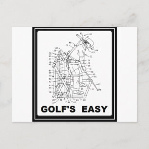 GOLF IS EENVOUDIG BRIEFKAART