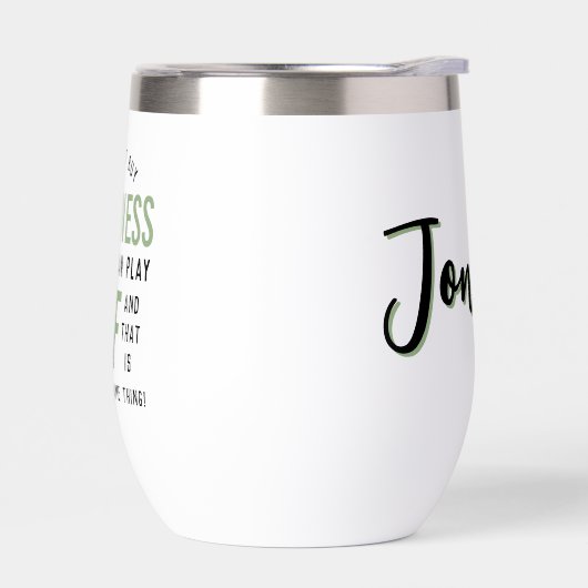 Golf is geluk Funny Golf Lover Gepersonaliseerd (Links)