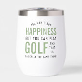 Golf is geluk Funny Golf Lover Gepersonaliseerd (Voorkant)