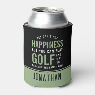 Golf is geluk Funny Golf Lover Gift Blikjeskoeler