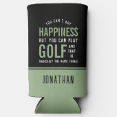 Golf is geluk Funny Golf Lover Gift Seltzer Blikjeskoeler (Voorkant)