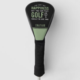 Golf is geluk Funny Golf Lover Gifts Golfheadcover