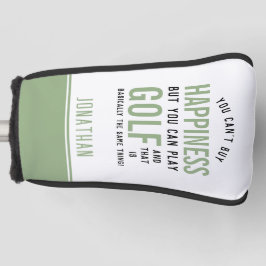 Golf is geluk Funny Golf Lover Gifts Golfheadcover