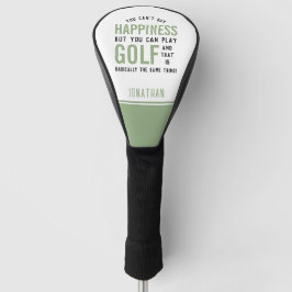 Golf is geluk Funny Golf Lover Gifts Golfheadcover