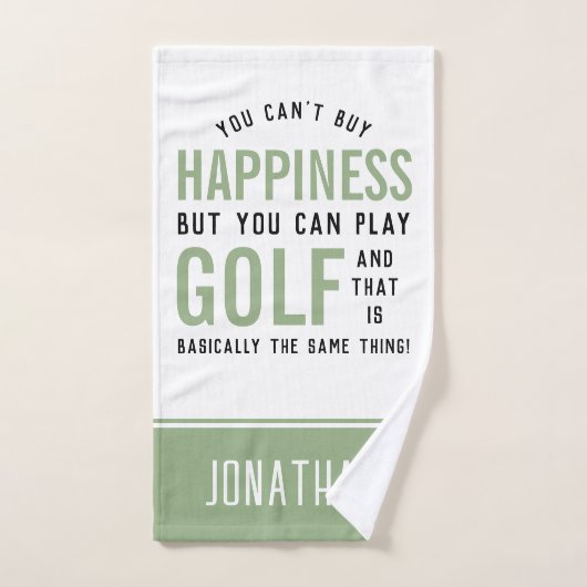 Golf is geluk Funny Golf Lover Gifts Handdoek (Handdoek)