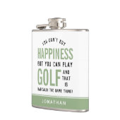 Golf is geluk Funny Golf Lover Gifts Heupfles (Links)