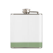 Golf is geluk Funny Golf Lover Gifts Heupfles (Achterkant)