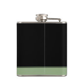 Golf is geluk Funny Golf Lover Gifts Heupfles (Achterkant)