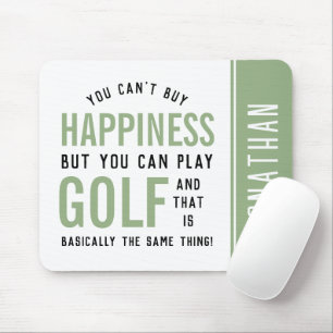 Golf is geluk Funny Golf Lover Gifts Muismat
