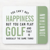 Golf is geluk Funny Golf Lover Gifts Muismat (Voorkant)