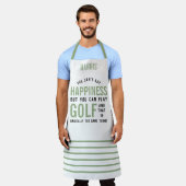 Golf is geluk Funny Golf Lover Gifts Schort (Gedragen)