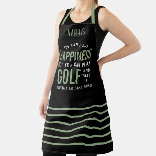 Golf is geluk Funny Golf Lover Gifts Schort (Insitu)