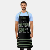 Golf is geluk Funny Golf Lover Gifts Schort (Gedragen)