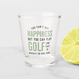 Golf is geluk Funny Golf Lover Gifts Shot Glas