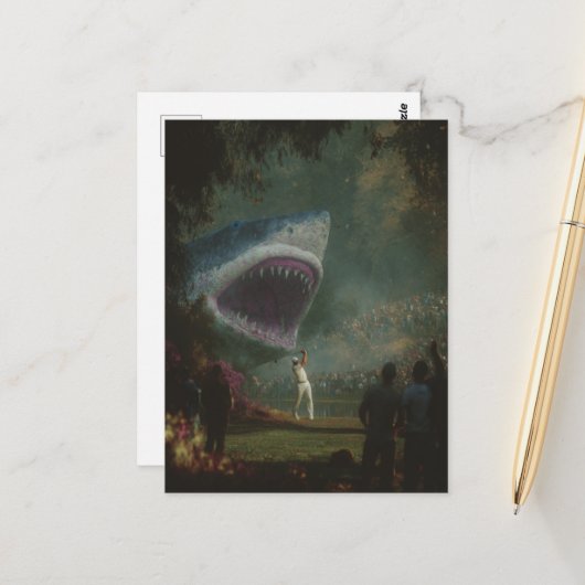 Golf is gewoon spannend geworden briefkaart (Voorkant / Achterkant in situ)