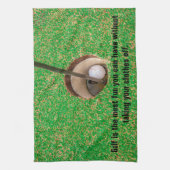 Golf is het leukste wat je kunt hebben theedoek (Verticaal)