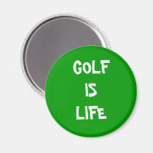 GOLF IS HET LEVEN MAGNEET (Voorkant / Achterkant)