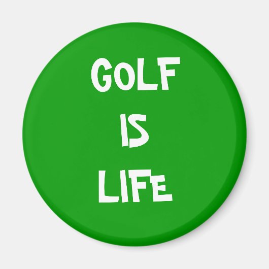 GOLF IS HET LEVEN MAGNEET (Voorkant)
