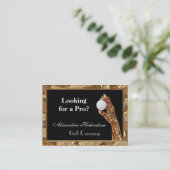 Golf is het spel visitekaartje (Staand voorkant)