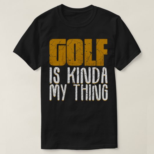 Golf is Kinda Mijn ding T-shirt (Design voorkant)