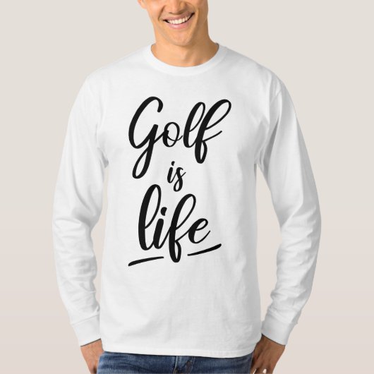 Golf is life t-shirt (Voorkant)