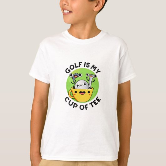 Golf is mijn beker van T-shirt Funny Golf Pun (Voorkant)