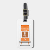 Golf Is Mijn Drug Bagagelabel (Voorkant verticaal)