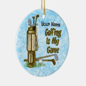 Golf is mijn Game golf Keramisch Ornament (Rechts)