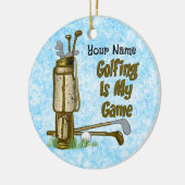 Golf is mijn Game golf Keramisch Ornament (Links)
