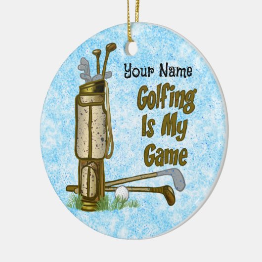 Golf is mijn Game golf Keramisch Ornament (Links)